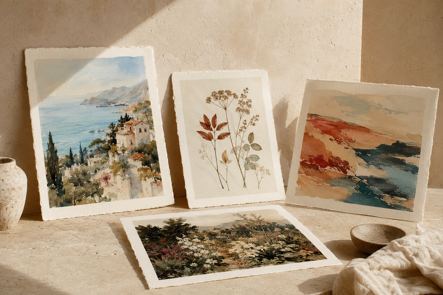 Preview of a future collection inspired by soft florals and collected moments